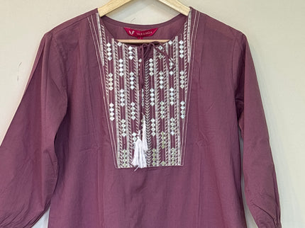 Varanga Light Lavender Kurti Women’s - L size