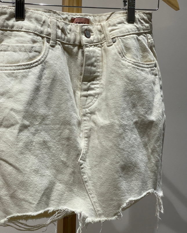 ONLY Women's  White  Mini Skirt - M SIZE