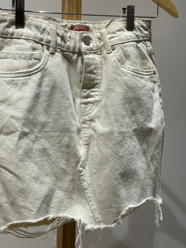 ONLY Women's  White  Mini Skirt - M SIZE