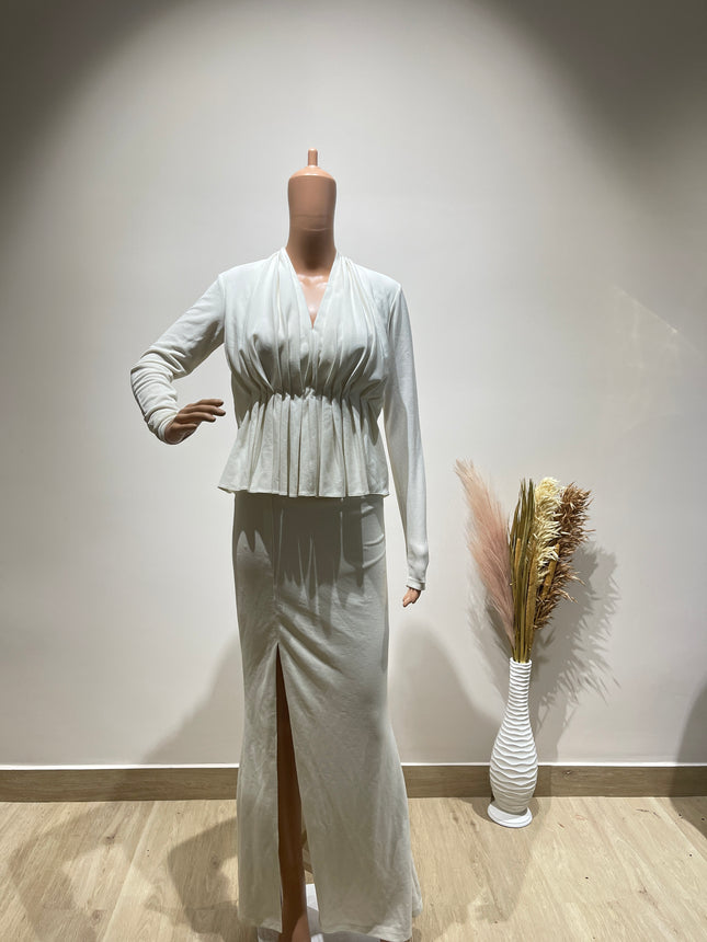 Shantanu & Nikhil Women's White Dress - M Size
