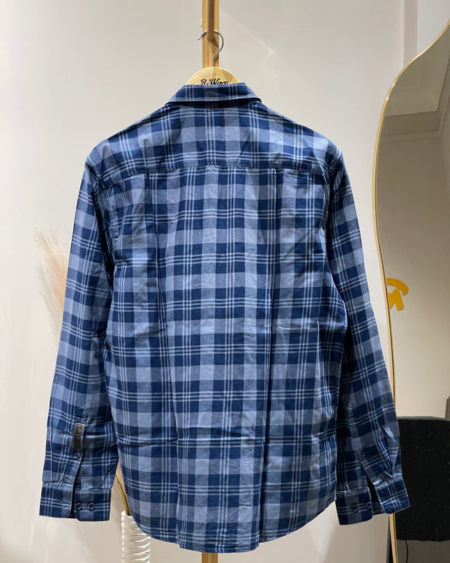 JOHN PLAYERS Men Super Slim Fit Checkered Casual Shirt L Size