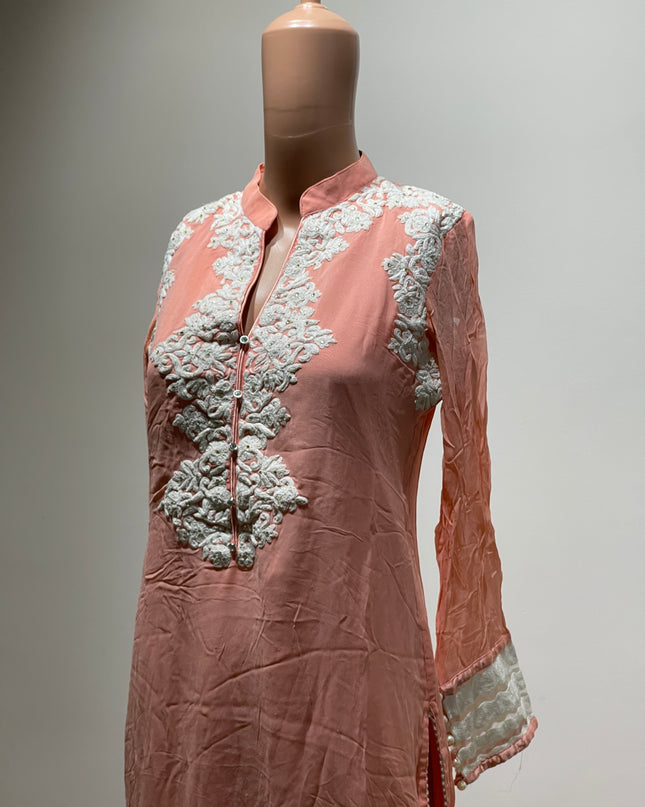 Pink Princess -Cut Kurta Womens L Size
