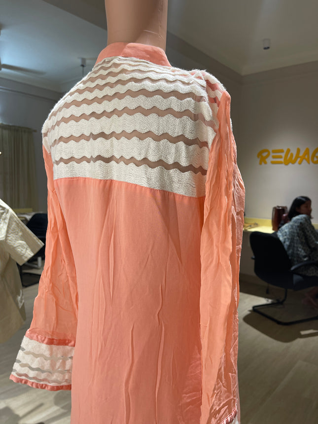 Pink Princess -Cut Kurta Womens L Size