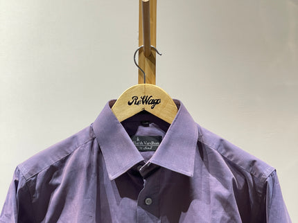 HARSH VARDHAN Men Purple Premium Fit Shirt Full Sleeve - L Size