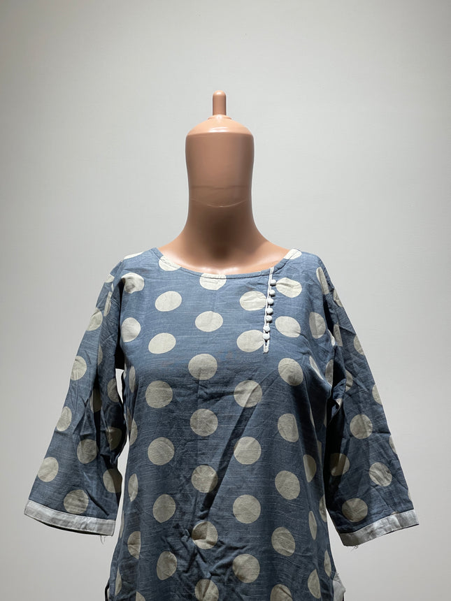 Women Printed Straight Kurta L Size