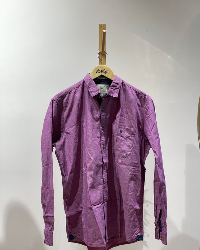 LP Wine Colour Full- Sleeve Shirt - L Size