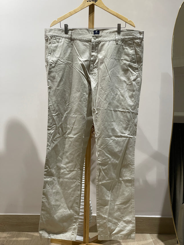 RUGGERS Straight Fit Cream Pants XXXL Size