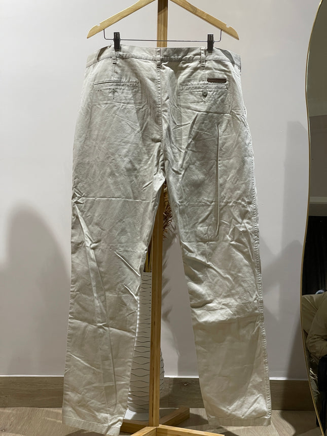 RUGGERS Straight Fit Cream Pants XXXL Size