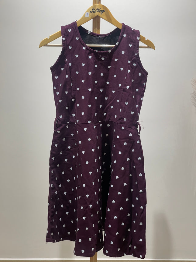 Kids Violet Sleeveless Dress