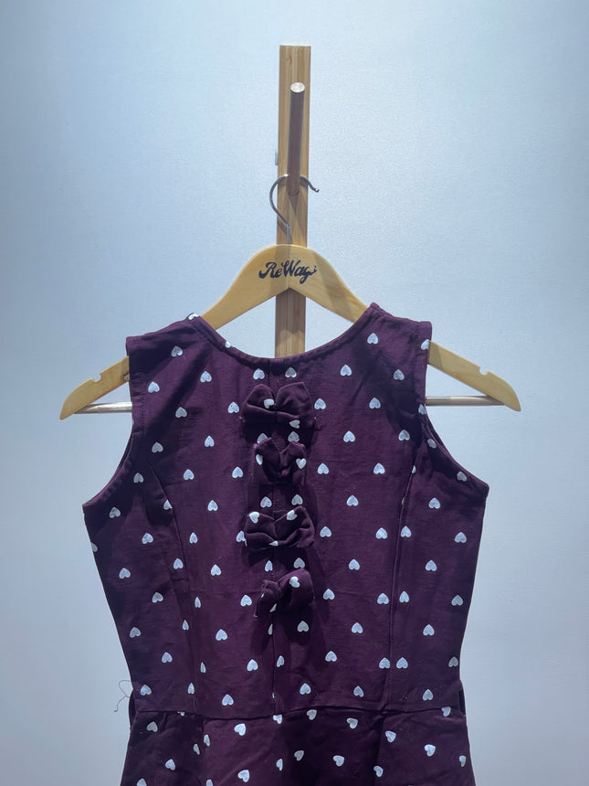 Kids Violet Sleeveless Dress