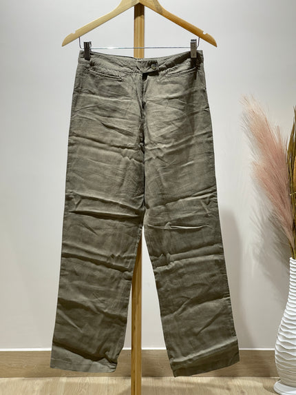 CottonWorld Womens Loose Fit Beige Pants S Size