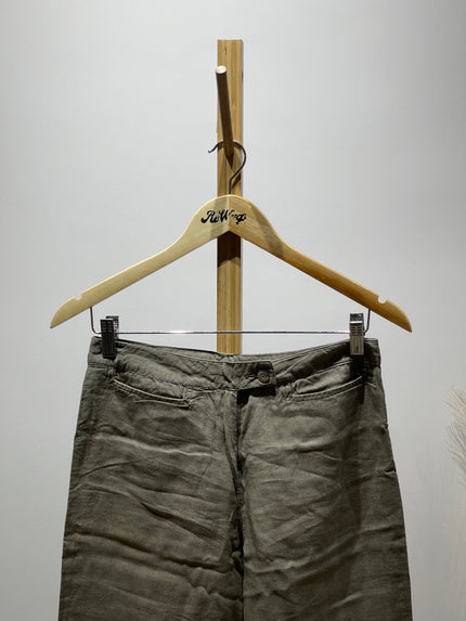 CottonWorld Womens Loose Fit Beige Pants S Size