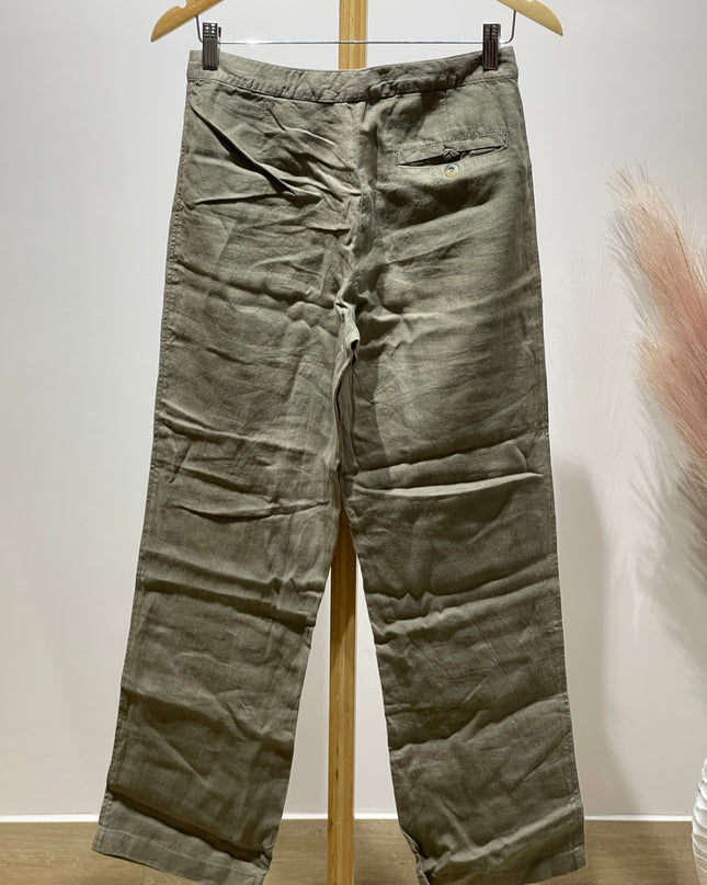 CottonWorld Womens Loose Fit Beige Pants S Size