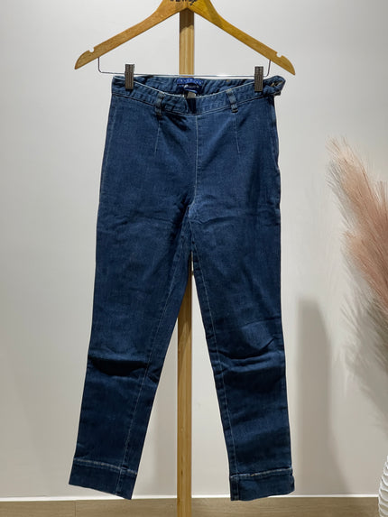 COTTON WORLD Women Regular Mid Rise Dark Blue Jeans S Size