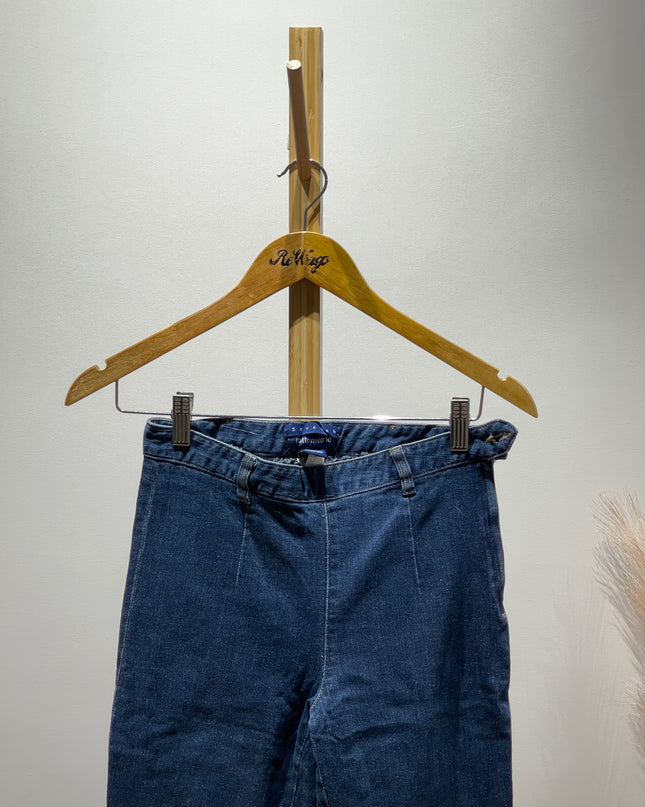 COTTON WORLD Women Regular Mid Rise Dark Blue Jeans S Size