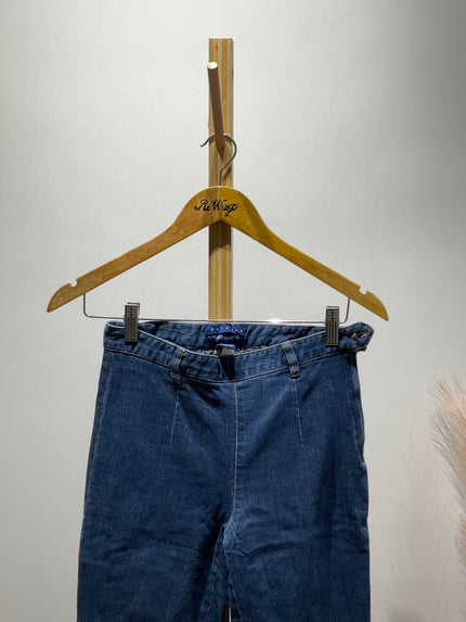 COTTON WORLD Women Regular Mid Rise Dark Blue Jeans S Size