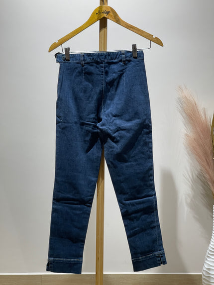COTTON WORLD Women Regular Mid Rise Dark Blue Jeans S Size