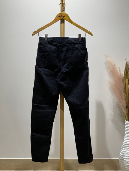 M&S Womens Floral Black Jeans UK S Size