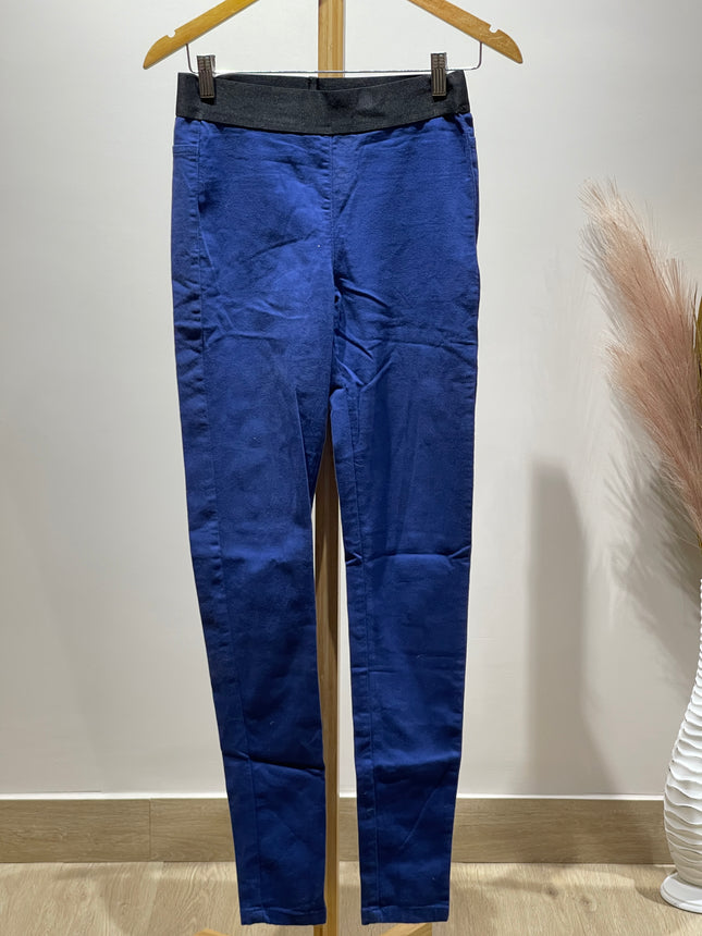 JEGGINGS Womens Blue Jeggings M UK 8 Size