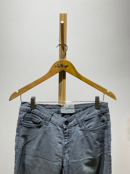ALLEN SOLLY Women Slim Fit Jeans Grey M Size