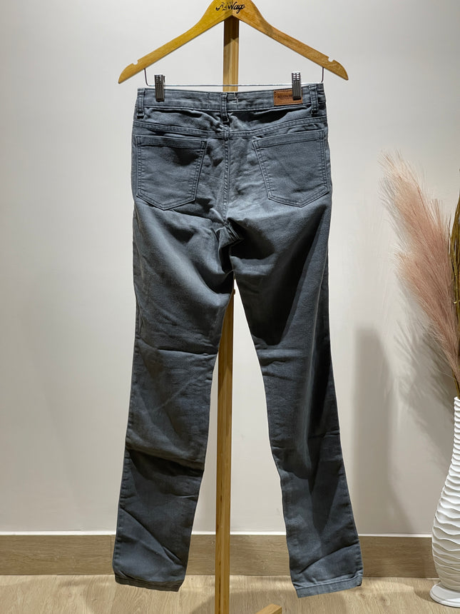 ALLEN SOLLY Women Slim Fit Jeans Grey M Size