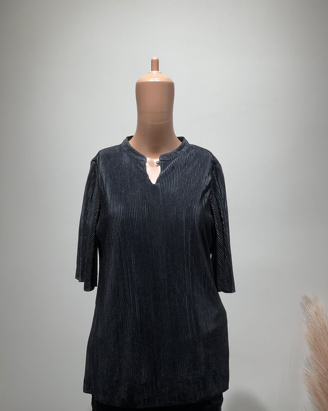 AND Women's Regular Sleeves  Black Women Top - M Size