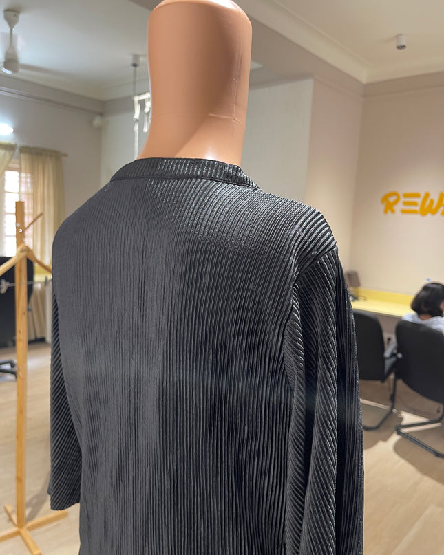 AND Women's Regular Sleeves  Black Women Top - M Size