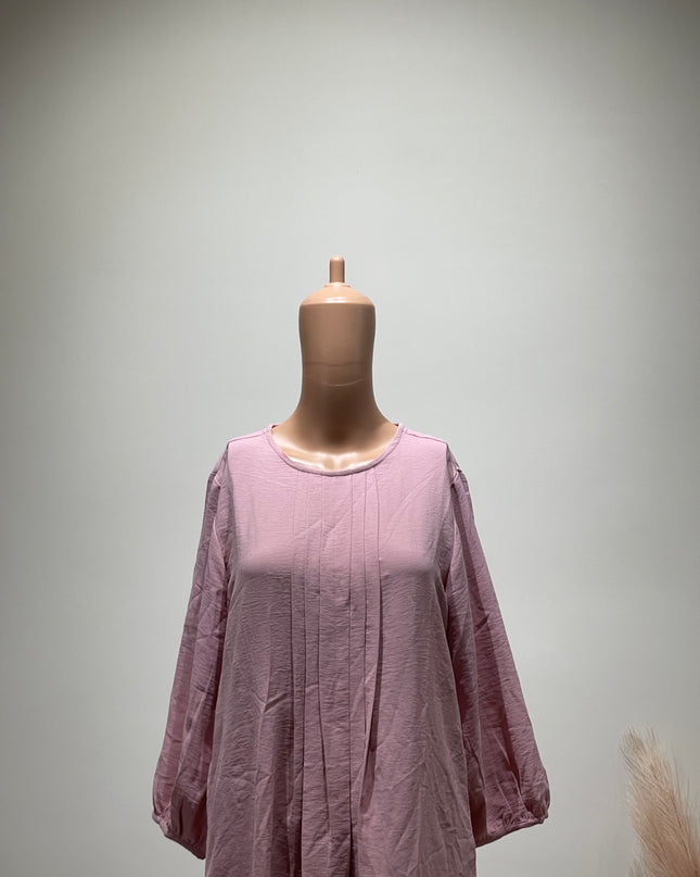 AND Women's Casual A-Line Pink  Dress - M Size