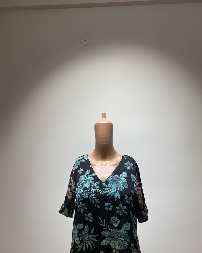 Women's Casual Black Top - M Size