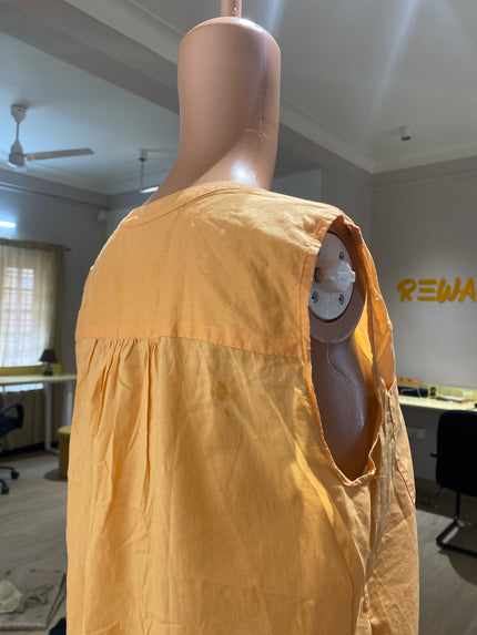 Women's Casual Oragne Shirt - L Size