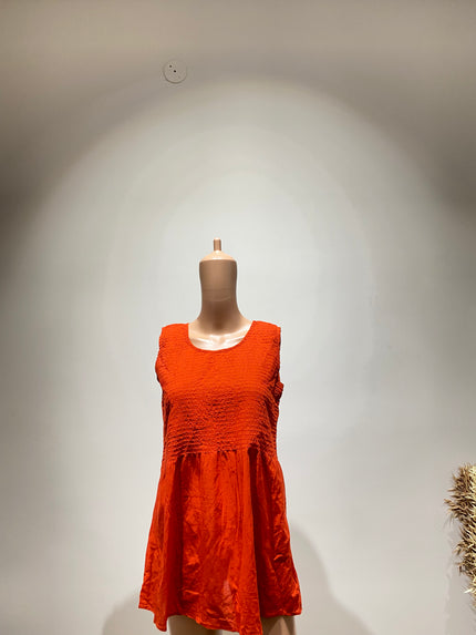 Women's Casual Orange Top - M Size
