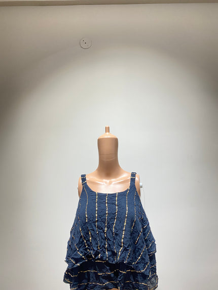 Women's Casual Navy Blue BallonTop - M Size
