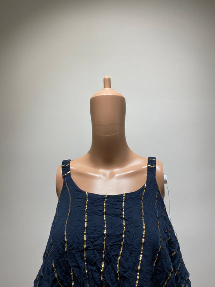Women's Casual Navy Blue BallonTop - M Size