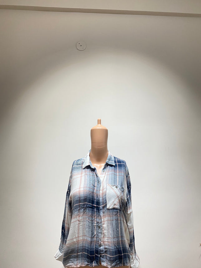 RIG Women's Casual Pink Shirt Top - M Size