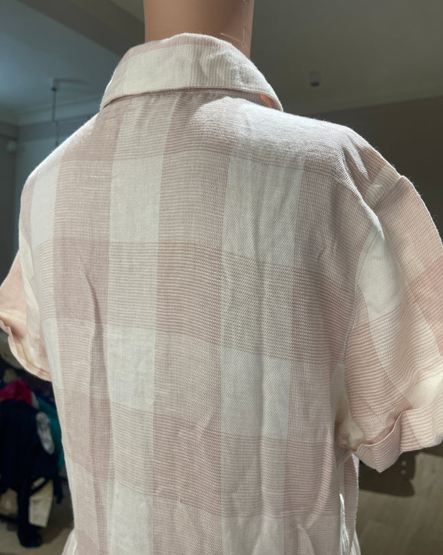 MNG Womens Casual Mid Pink Dress M Size