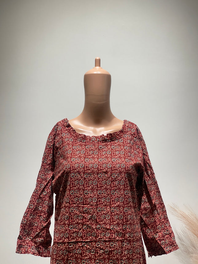 Womens Viscose Cotton Kurta XL Size