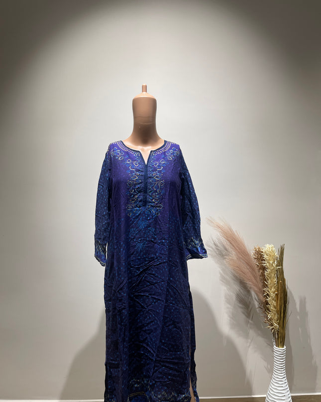 BIBA Womens Violet Churidar M Size