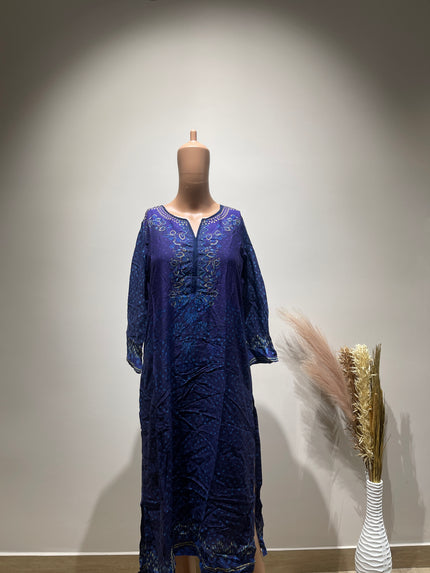 BIBA Womens Violet Churidar M Size