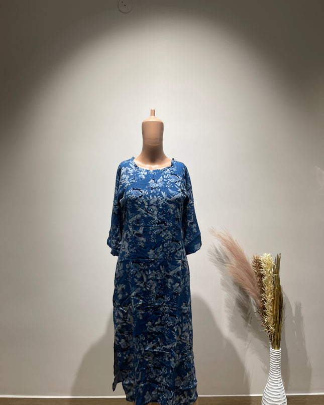 Womens Blue Churidar S Size
