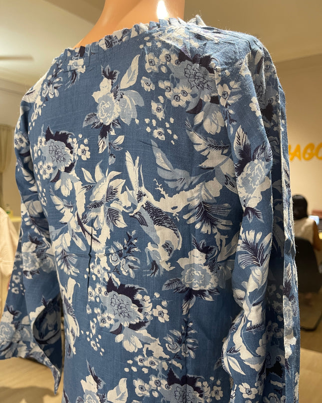 Womens Blue Churidar S Size