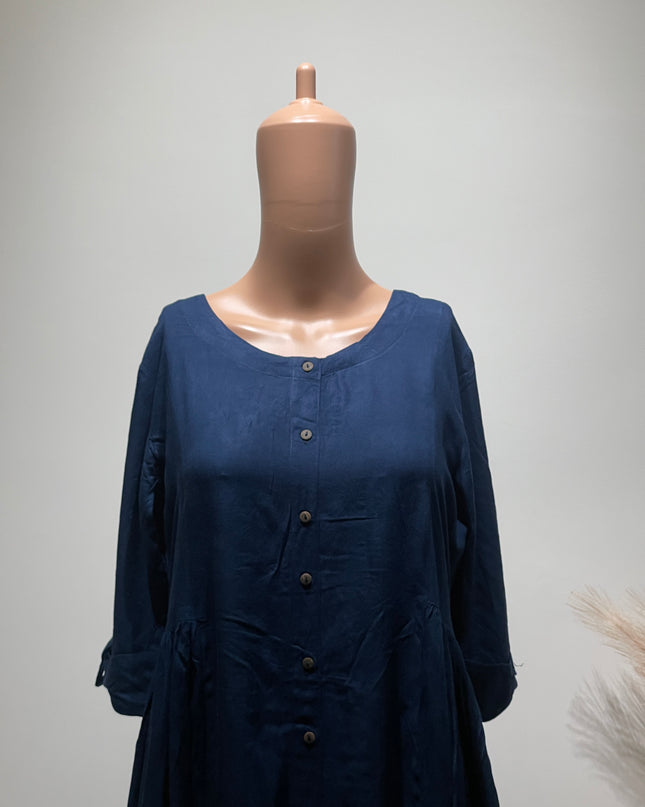 UTSA Womens Navy Blue Churidar L Size