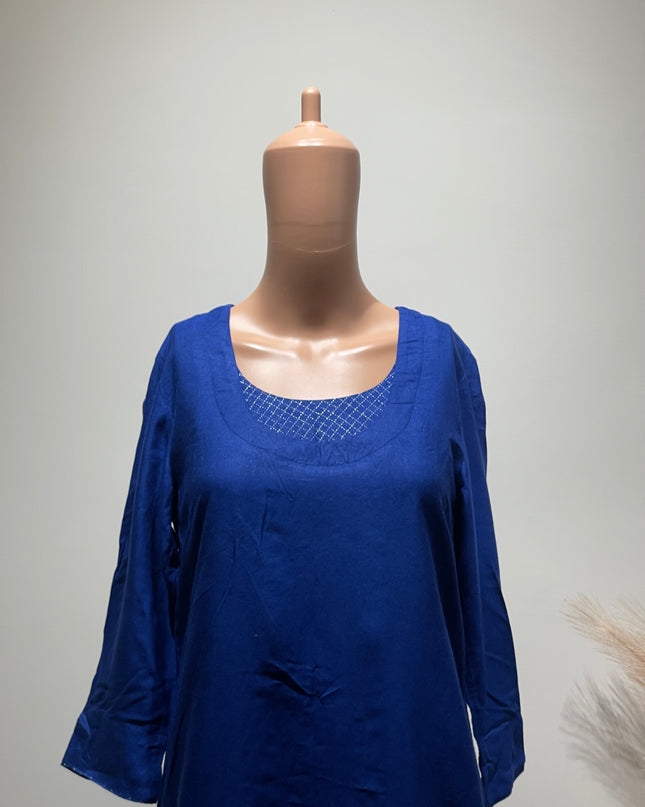 FAB INDIA Womens Blue Churidar S Size