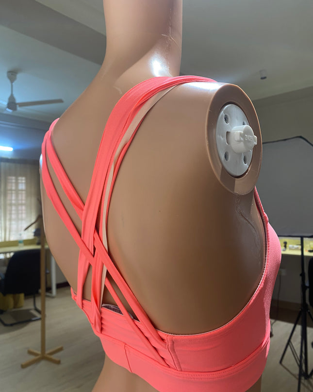 M&S Women's Sports Pink Bra - XS Size