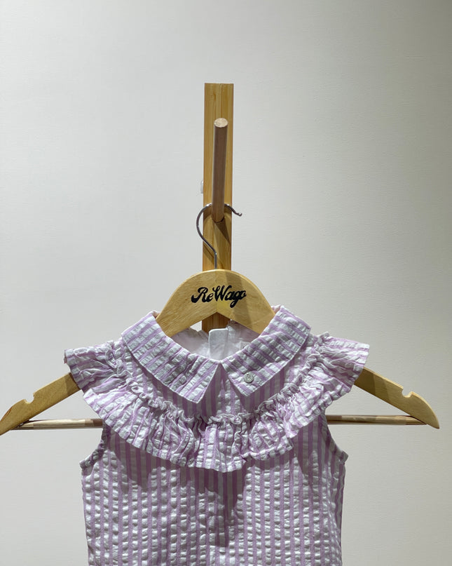 Kids Girls Above Knee Casual Dress Purple (3-4) Years 104 cm