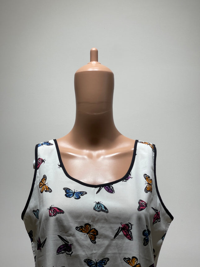 ONLY Womens Butterfly Print Relaxed Fit Top - M Size