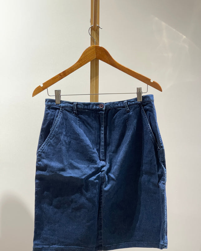 Weekender BLUES Women Washed Regular Blue Skirt - S Size