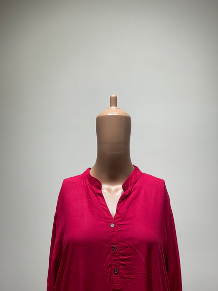 Womens  Viscose Rayon Pink Top - M Size