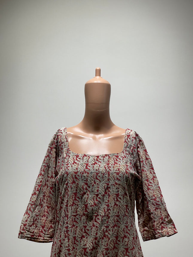 Womens Casual Round - Neck Straight Kurta - L size
