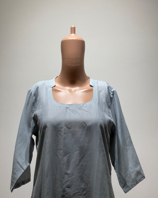 Womens Casual Round - Neck Straight Cotton Kurta - M Size