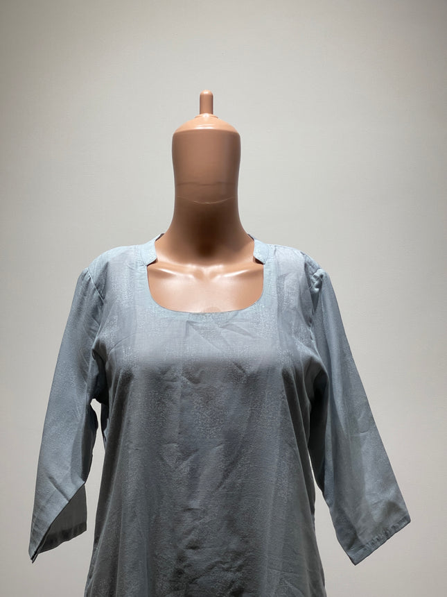 Womens Casual Round - Neck Straight Cotton Kurta - M Size